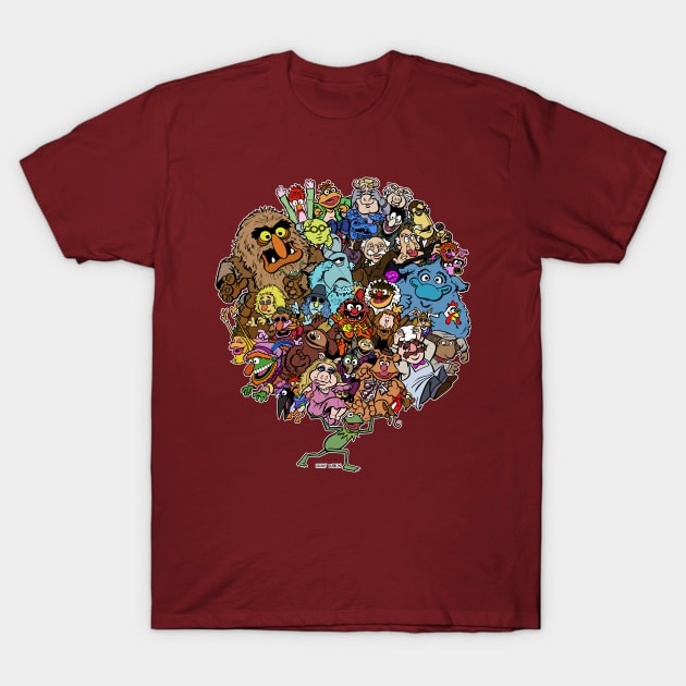 World of Friendship T-Shirt by Durkinworks